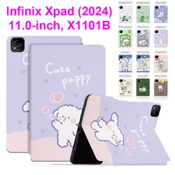 Shockproof Cute Cartoon Tablet Case for Infinix XPad X Pad 2024 X1101B 11 inch Stand Casing Cover