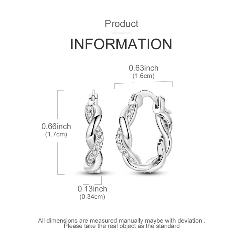 925 Sterling Silber Multi  Stilvolle Hoop Huggie Ohrringe für Frauen, Blaue Klare CZ, Vintage-Texturierter Muster, Alltagsschmuck für Partys – Detail 21