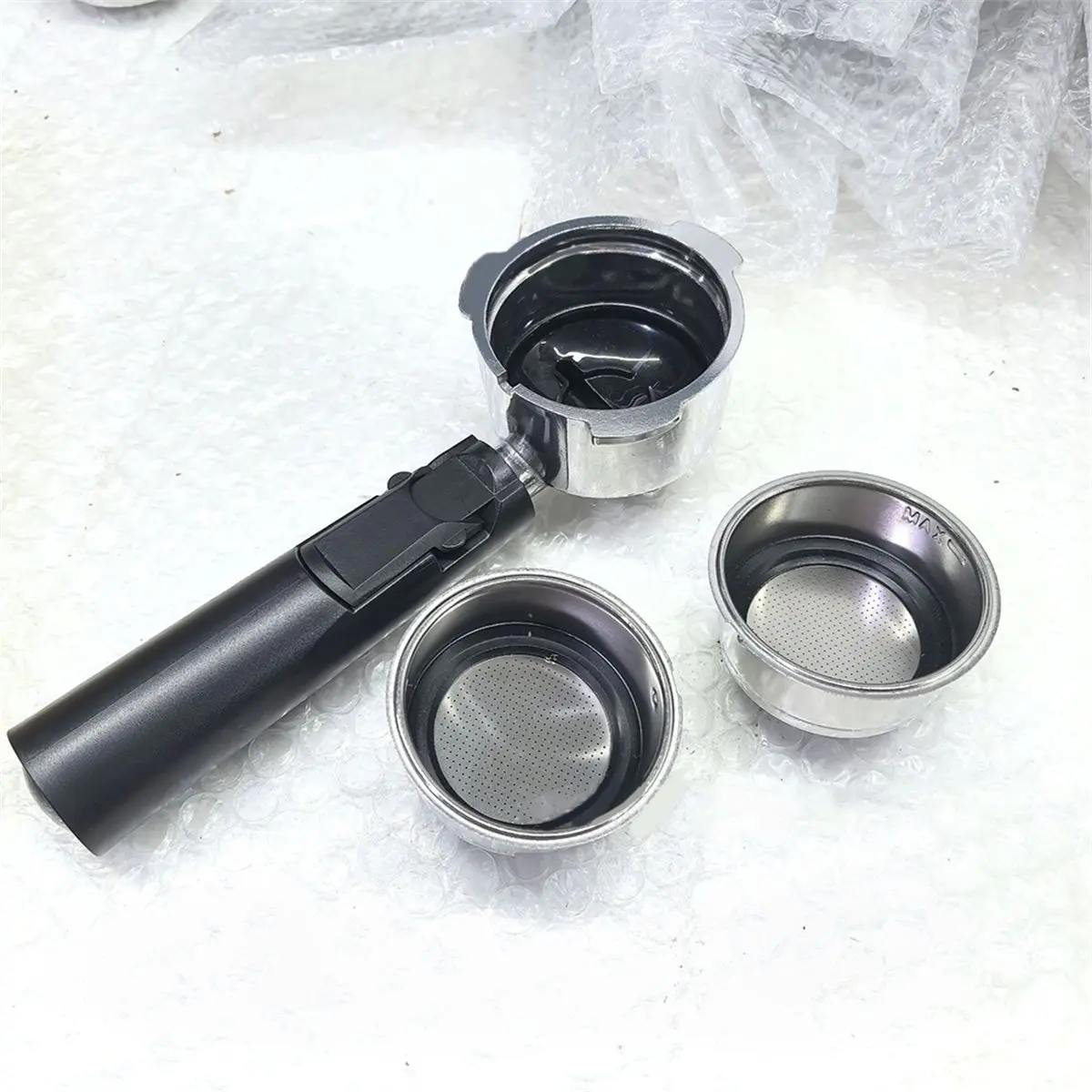 A67T NEW 51mm Triple-Ear Coffee Machine Portafilter Basket for HOMIX,,GYPAS,, , , VITEK, Hibrew H1