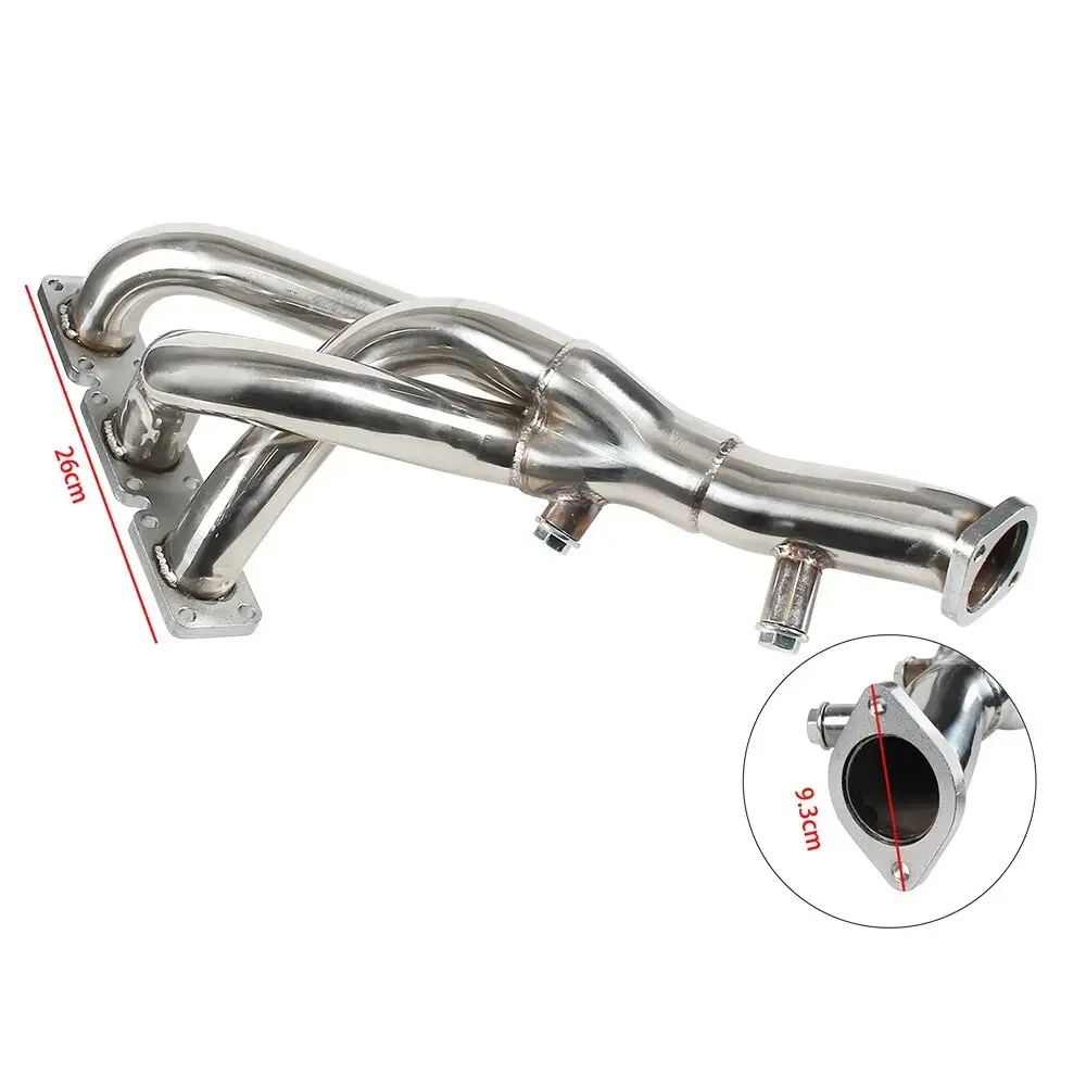 Stainless Steel Exhaust Headers Manifold For  E46 E39 Z4 2.5L 2.8L 3.0L L6 2001-2006