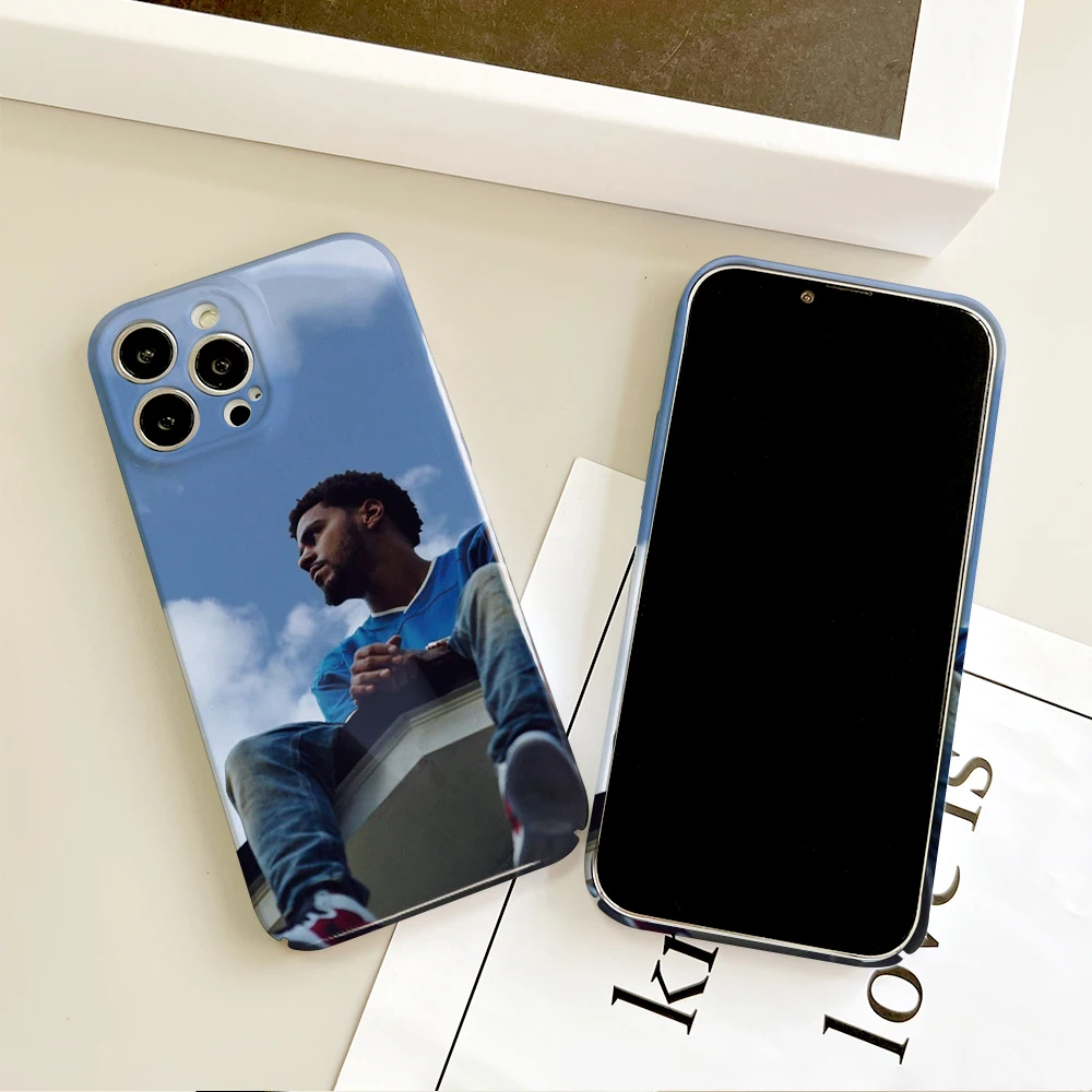 Rapper J-J C-Cole Phone Case For IPhone 16 15 14 13 12 11 Plus Pro Max Mini Glossy HD Hard Cover Film Shell