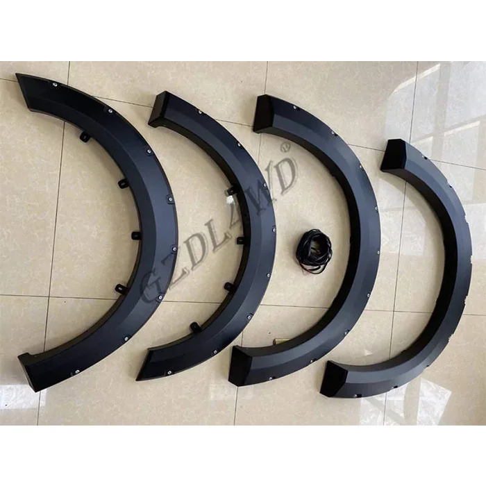 For OE Style Plastic Fender Flares for F-150 2022+ 4x4 Heavy Duty Truck Accessories with Smooth Matte Black Finish