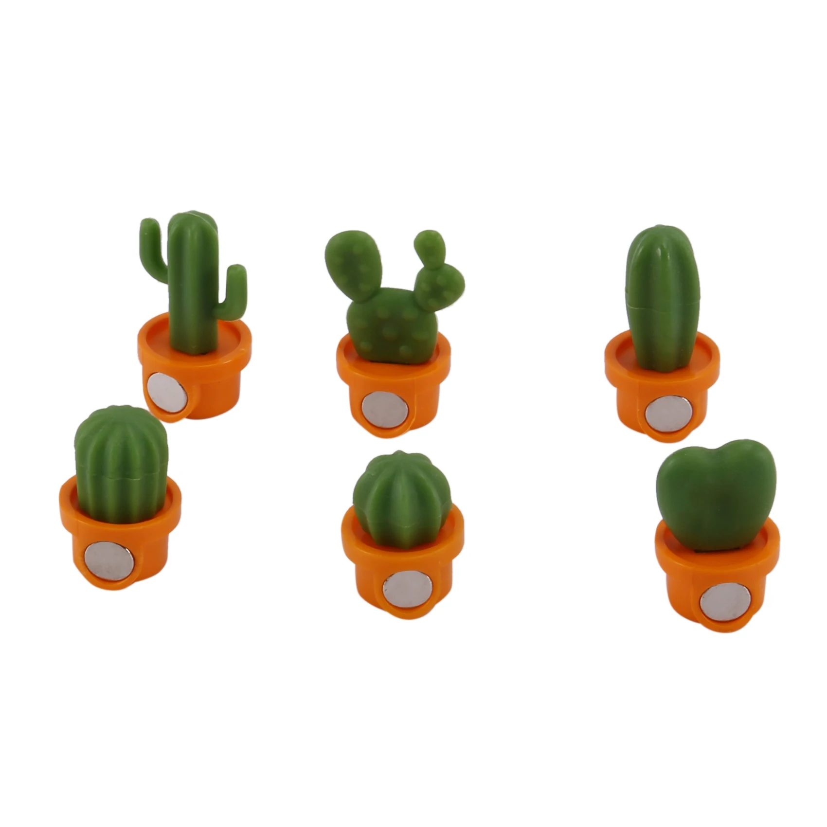 ABJS 12 Pcs Cute Cactus Refrigerator Magnets,Decorative Fridge Magnet Locker Magnet,Dry Erase Board Magnet,Perfect Fridge Magnet