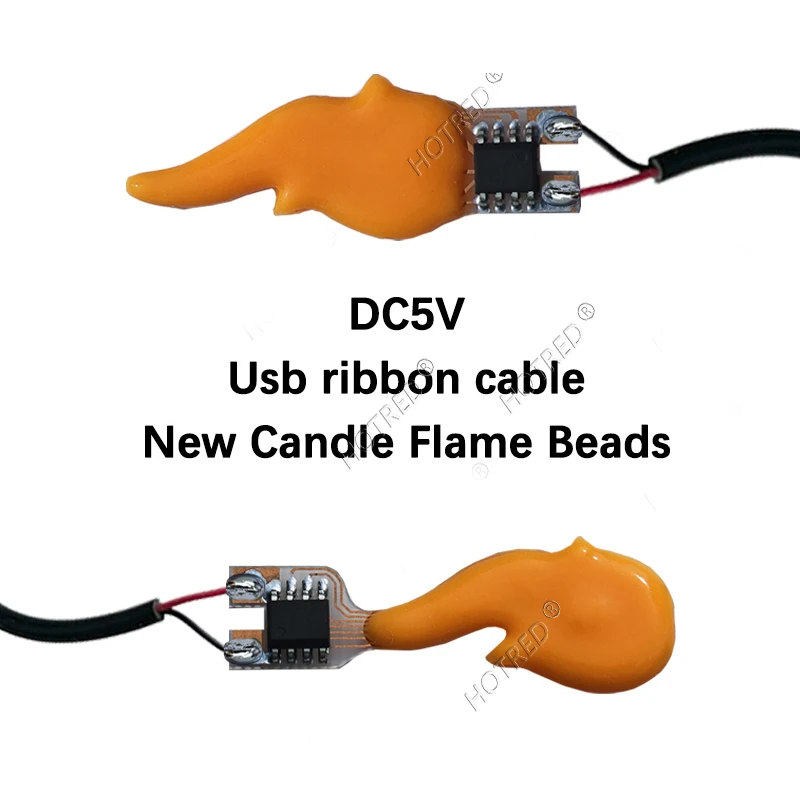 LED فلاش ضوء شمعة مع واجهة USB تيار مستمر 5 فولت 2200 كيلو اديسون لهب خيوط حفلة عيد ميلاد ديكور ضوء لمبة الملحقات DIY بها بنفسك
