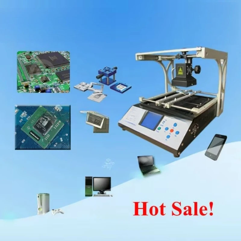 Laptop motherboard repair chip rework station, electronic reflow station, infrared curve