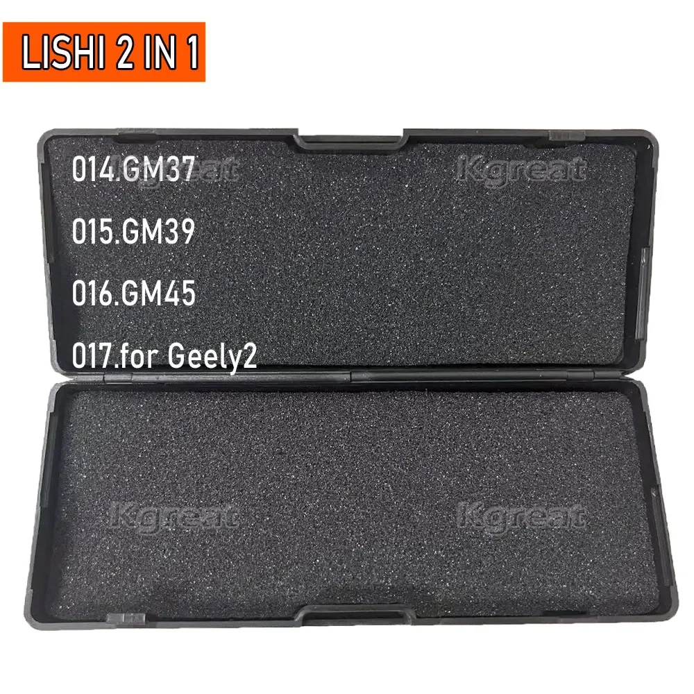 Lishi 001-017 2 en 1, BT01, B111, para Haval Qirui, Chery101-8, Changan, Geely, BW9MH, CY24, DAT17, DWO4R, CH1, FO38, GT10, GT15, GM37, GM39, GM47