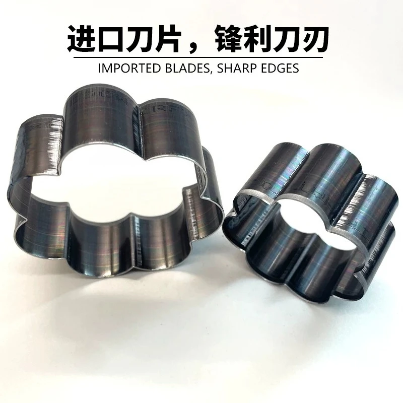 Six-valve flower die stamping cutting flower shape flower making leather non-woven paper hand cutting modeling die knife