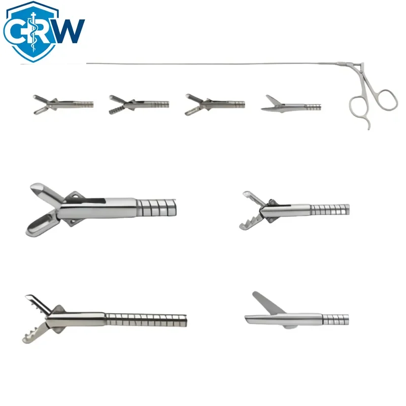 CRW Bestselling Flexible Manual Reusable Class II Forceps Serrated Design Anorectal Urological Surgery Effective