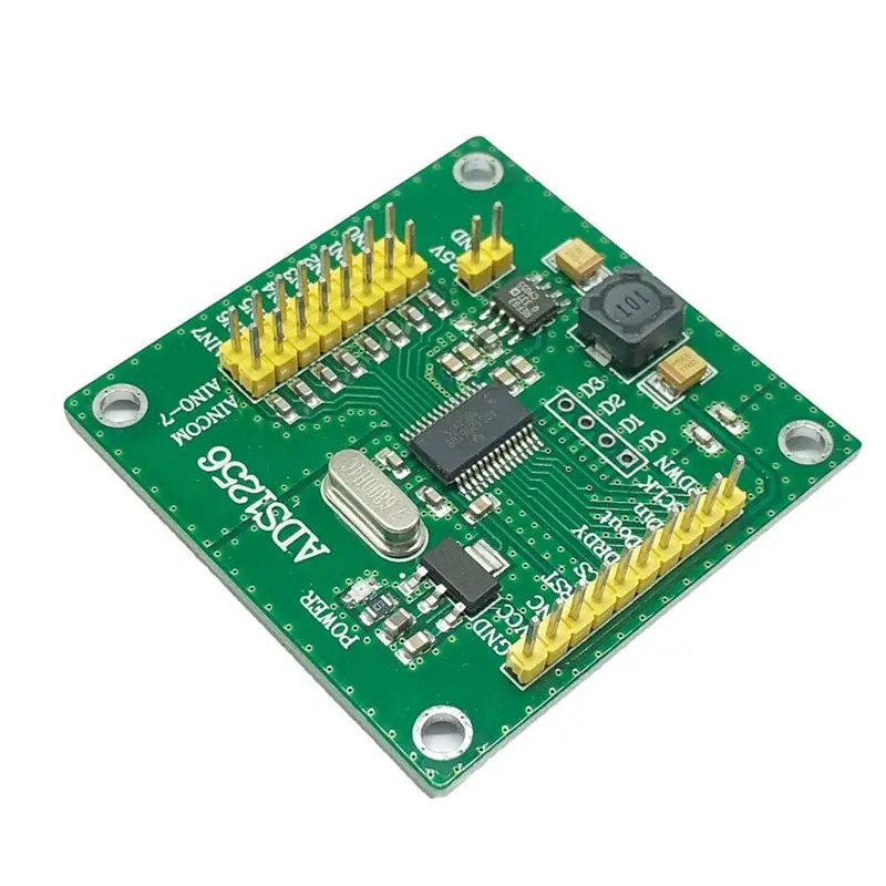 FULL-High-Precision ADC ADS1256 Analog-To-Digital Conversion 24-Bit Eight-Channel Module
