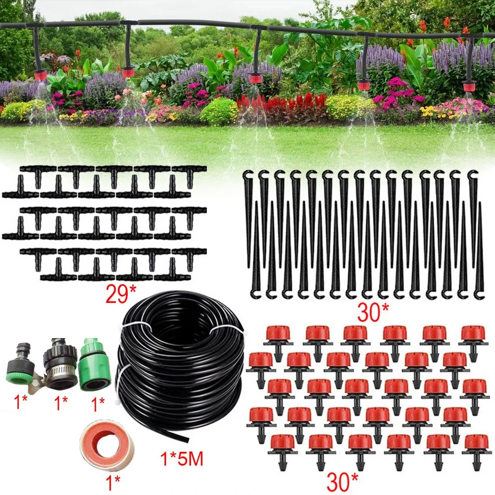 5/10/15/20/25/30M Self Automatic Garden Watering System Water Drip Irrigation System Plant Watering Kit Drip Irrigation Kits