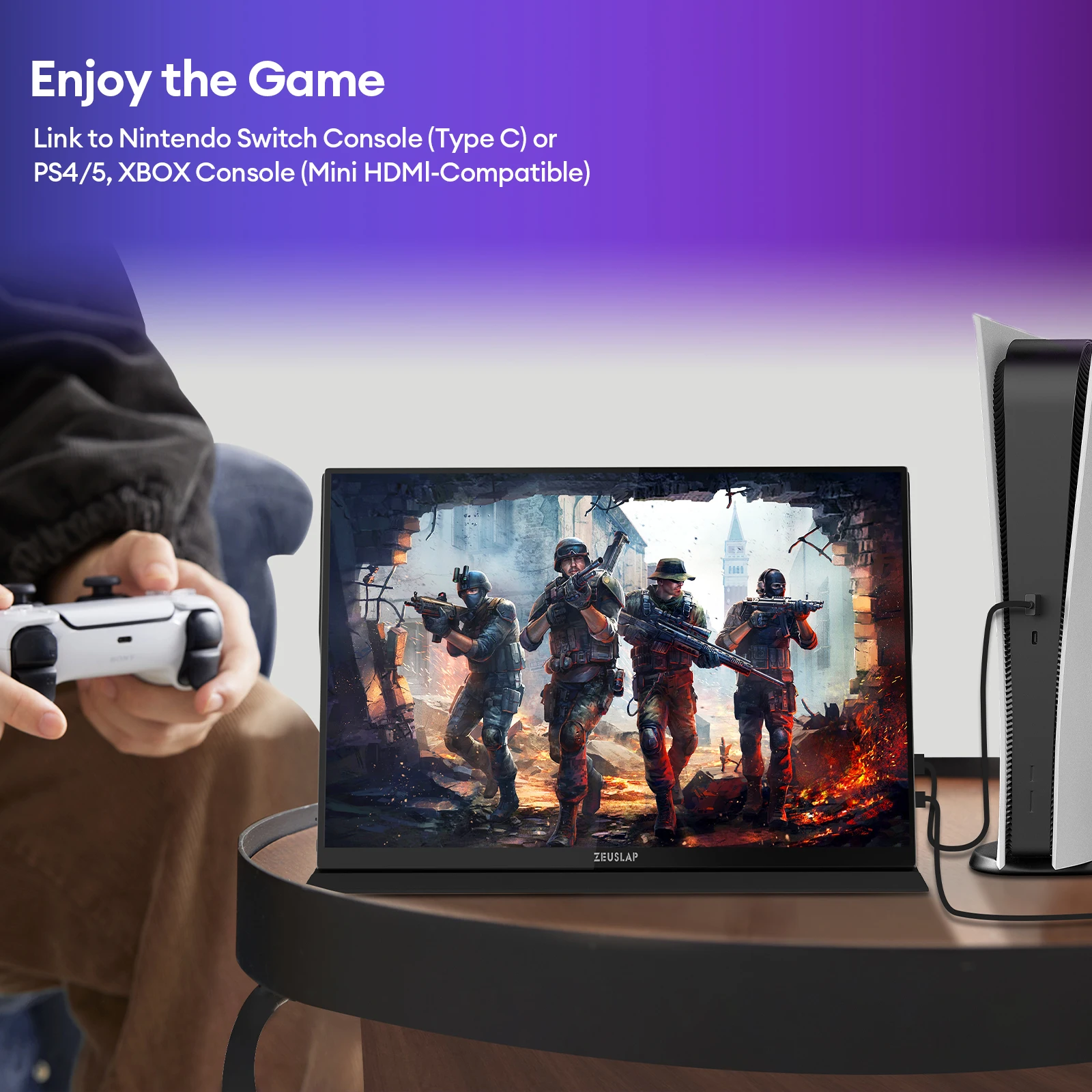 شاشة ZEUSLAP محمولة تعمل باللمس ، كمبيوتر بشاشة عرض للسفر ، 16 بوصة ، كمبيوتر محمول ، من من من من من من نوع ZEUSLAP ، من من من نوع Hz ، ومن من من من نوع x our ، ومن نوع sRGB ، ومن 500cd/m2 #6