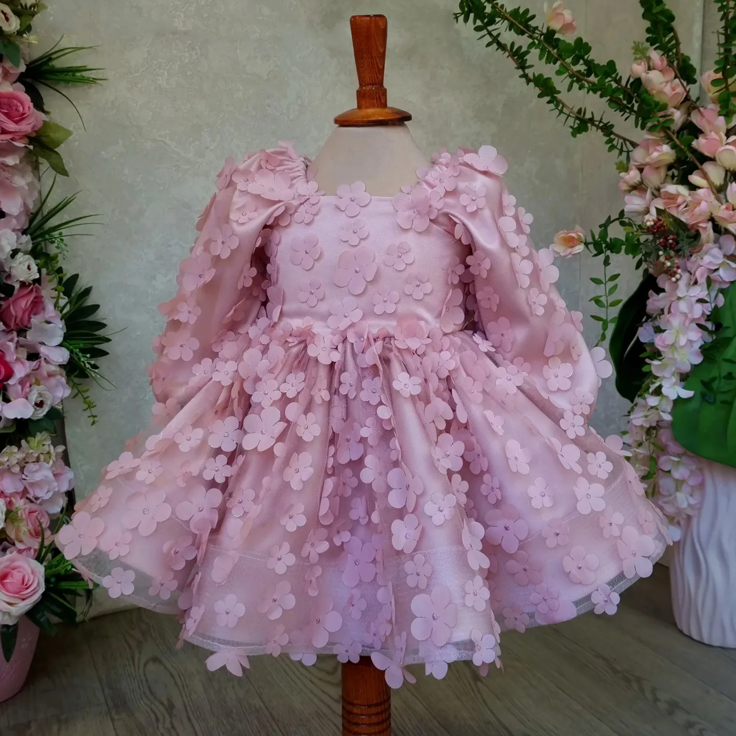 vintage-flower-girl-dress-blush-pink-long-sleeve-kids'-dress-3d-floral-birthday-formal-wedding-bridesmaid-holiday-ballgown