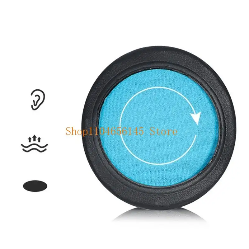 2 قطع استبدال الإسفنج وسادة رغوة الذاكرة سماعة وسادات الأذن بطانة للأذن لينة لسماعة الألعاب ATH-S200BT ATH-S220BT