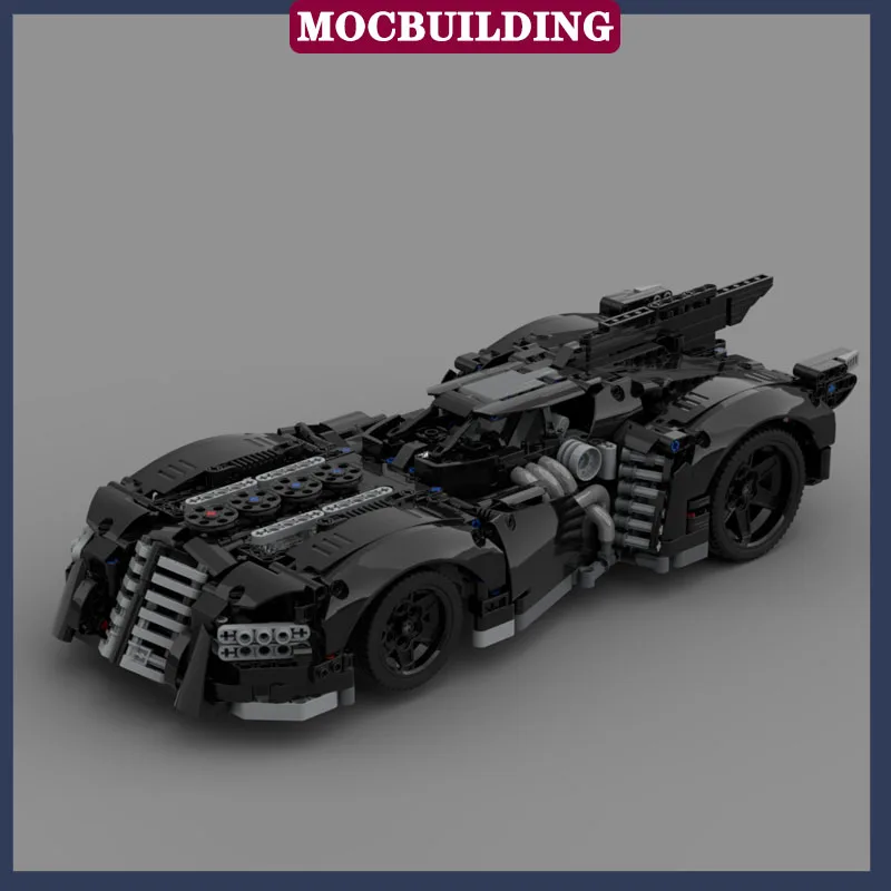 Sports Car Batmobile Model Building Block MOC UCS Series Car The Animated Movie Collection Toys Gift