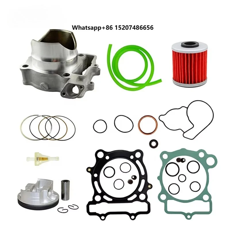 Motorcycle Engine Parts 77mm Air Cylinder Block Piston Rings Kit for KXF250 KXF 250 KX250F KX250 F 2004-2008