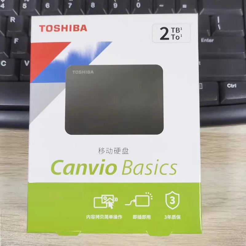 Imagem -05 - Oem Upgrade Preto Canvio Base 500gb 1tb 2tb 4tb Disco Rigido Disco Rígido Mecânico Externo Usb 3.0 Preto Toshiba-a3