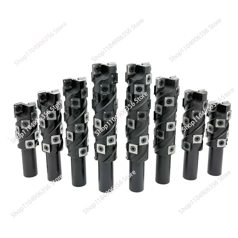 Replaceable Insert Spiral Flush Trim Bit, Shank Spiral Bottom Cleaning Router Bit 16mm 20mm, CNC Wood Milling Cutting Tool