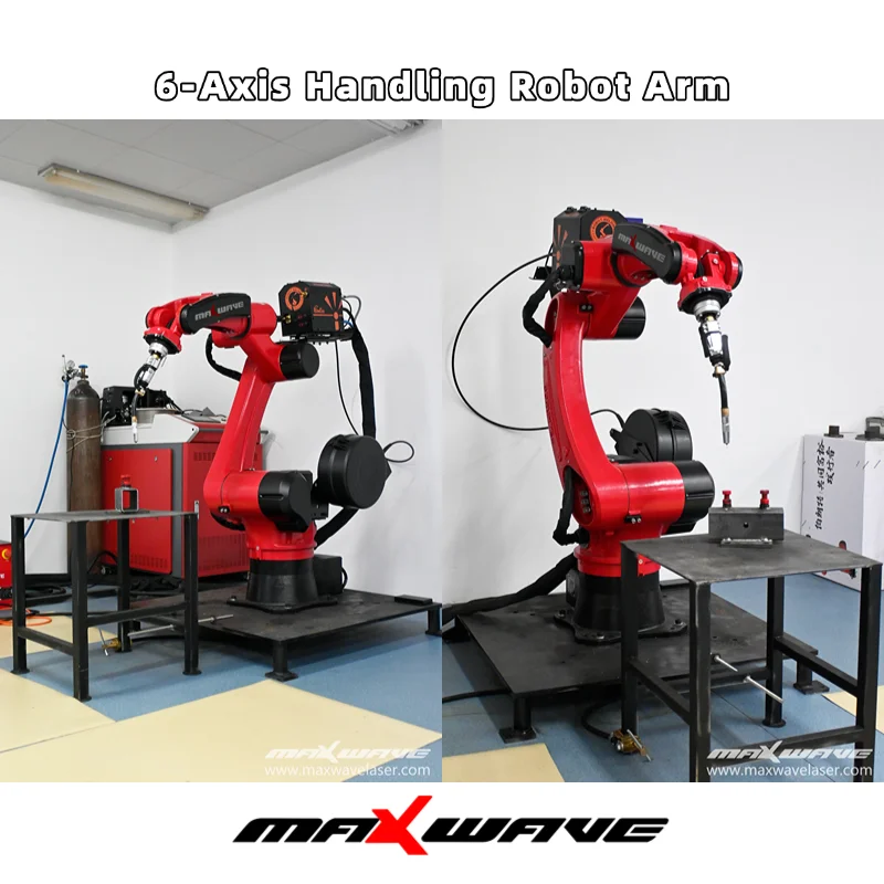 

Автоматизационный материал. 6-осевой роботизированный манипулятор для интеграции конвейерной системы, автоматизации передачи деталей и производственной линии.