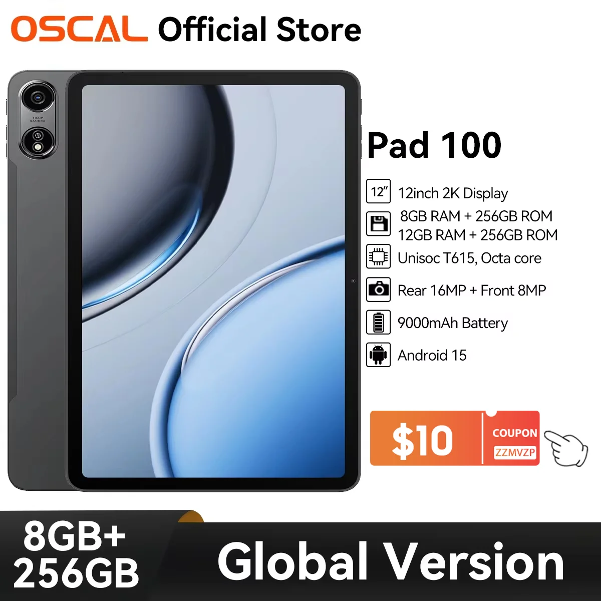 OSCAL Pad 100 Review: Is This 12-inch Android Tablet Really Worth