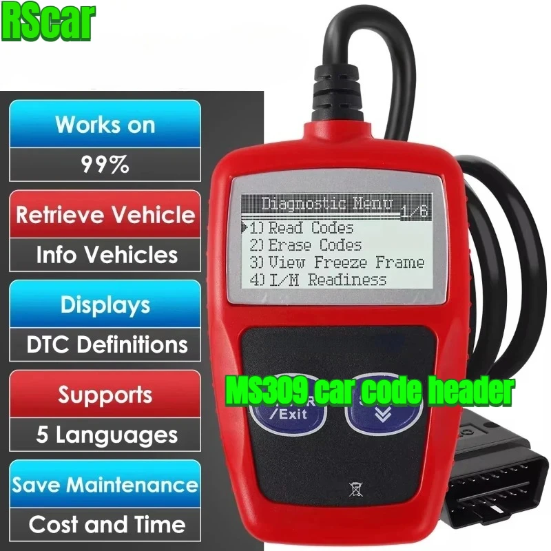 

ГОРЯЧИЙ и многоязычный инструмент для диагностики неисправностей автомобиля, четкие коды неисправностей, диагностическое сканирование двигателя, универсальная версия, авто OBD OBD2