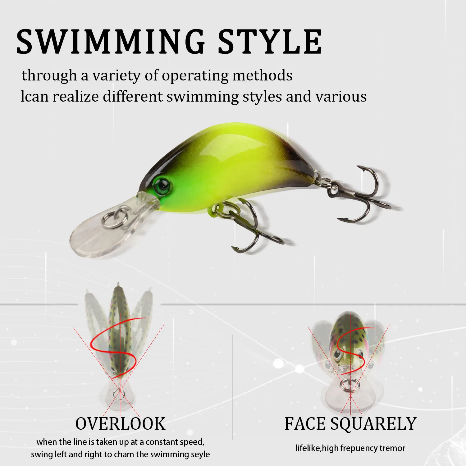 1Pcs Minnow Fishing Lures 4g 5cm Wobbler Slow Sinking Artificial Plastic Hard Bait Crankbait For Bass Pike Pesca Fishing Tackle
