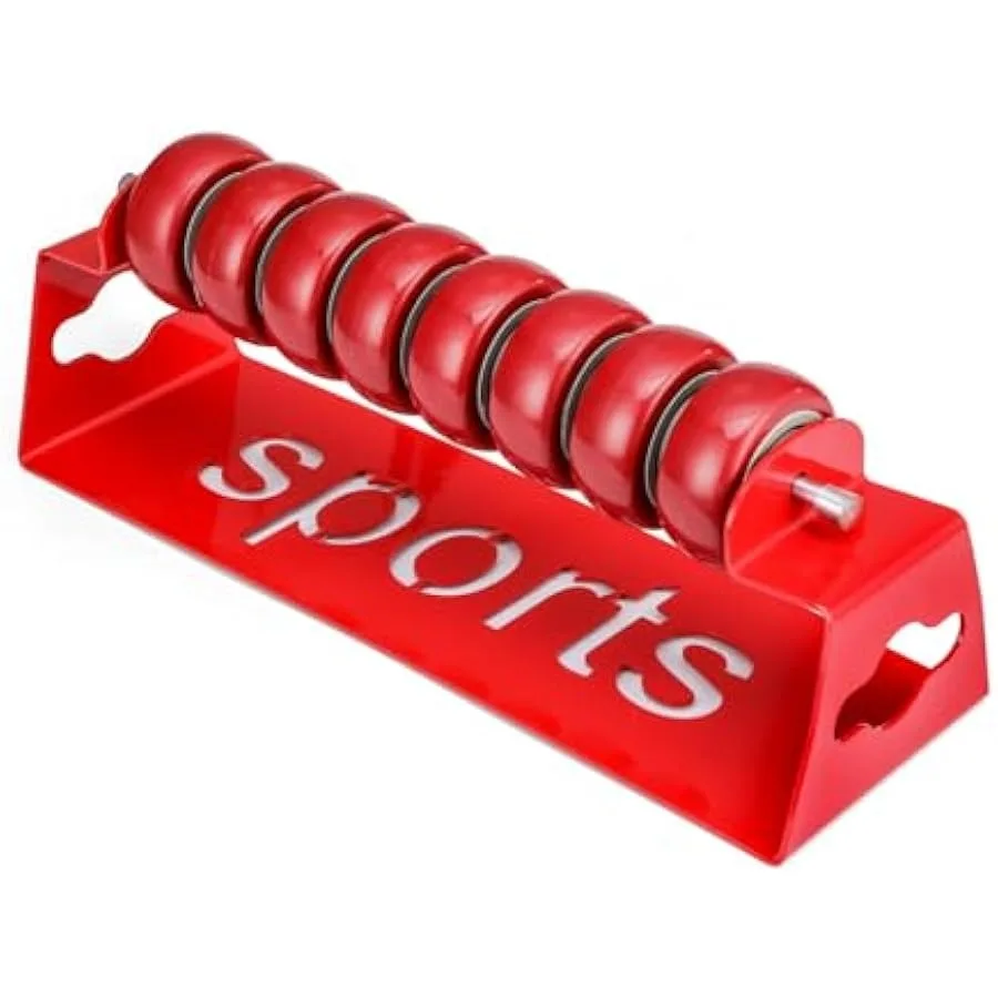 

Muscle Roller with Wheel Base - No-Balance Needed Targets Pressure Points Muscle Relief Deep Tissue Massage for Back and Legs w