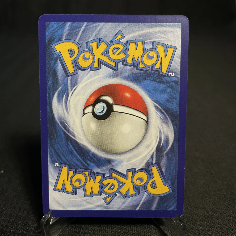 Cartões pokémon holográficos neo série ampharos cleffa meganium azumarill heracross hobbies presente anime coleção cartões cartão proxy