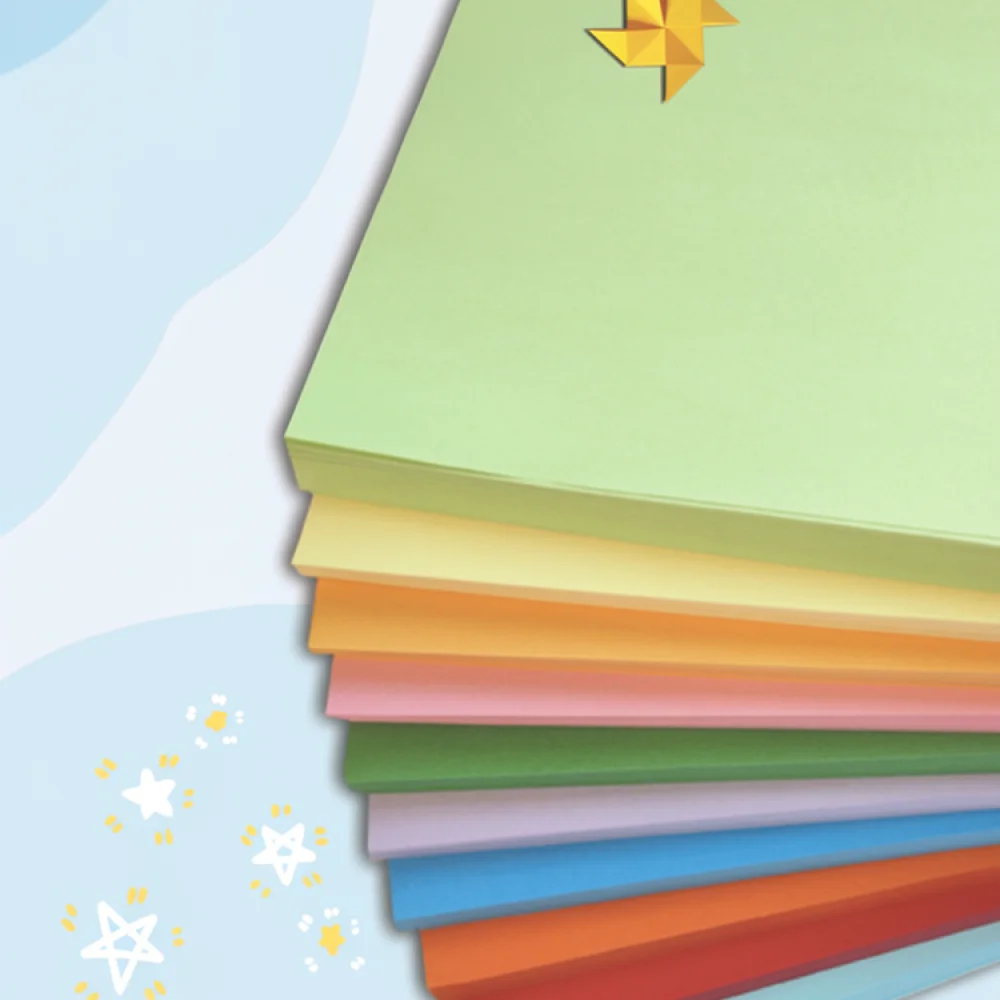 Professional A4 Printing Paper Colorful Sheets Smooth Stationery Media Office Document Supplies For Creative Manual Projects