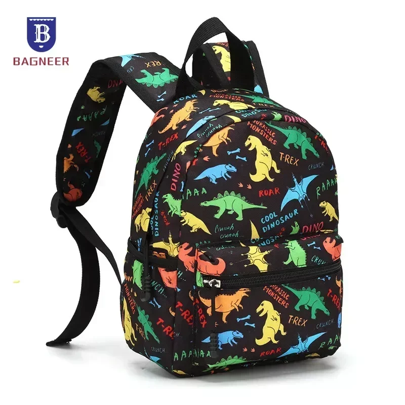 Mochila informal de dinosaurio para niño y niña, Bolsa Escolar de viaje con dibujos animados, para estudiantes