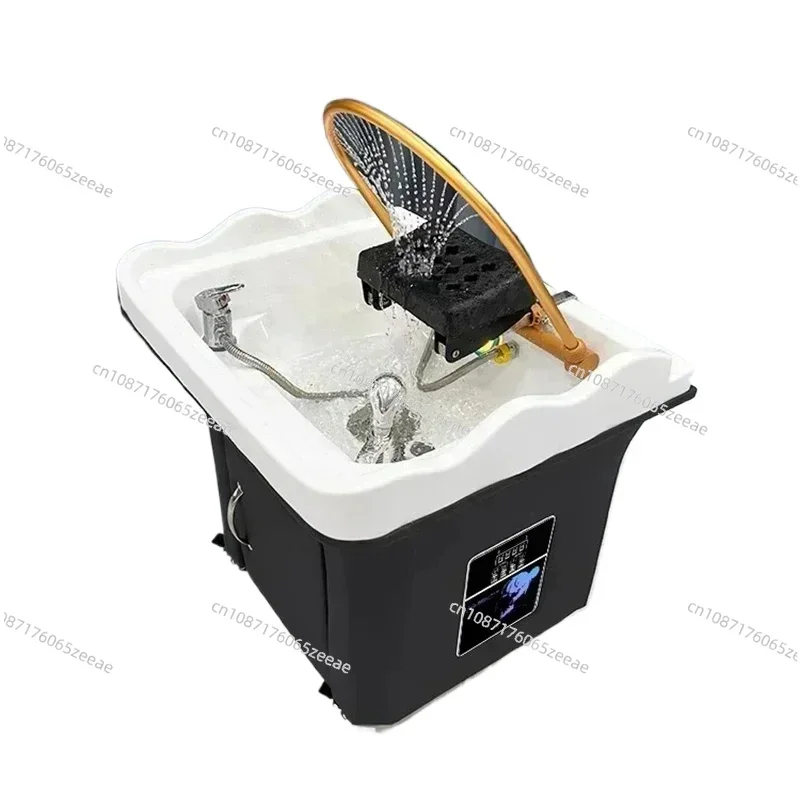 Head Spa Shampoo Chair Hair Salon Portable Small Hair Washing Station Chair Move Therapy Lettino Massaggio Furniture MQ50SC