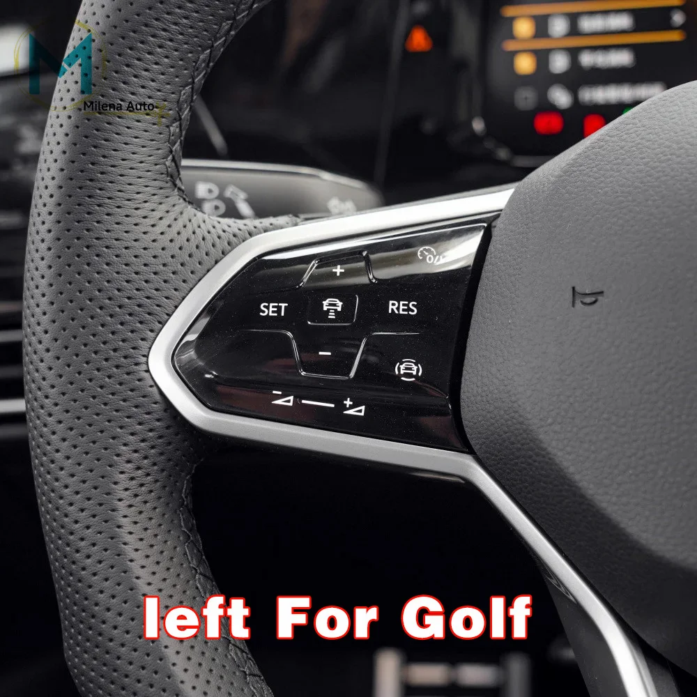 For VW Golf7 MK7 Golf 8 MK8 Passat B8 Tiguan L For ID3 ID4 ID6 1EA959442A/B Multi Function Steering Wheel LCD Touch Button Shell