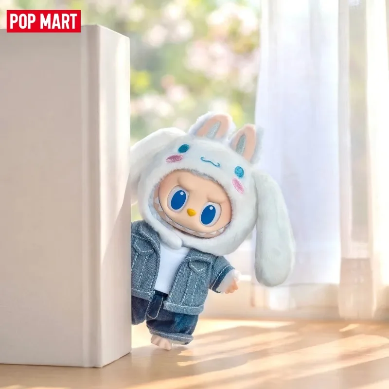 

Genuine POP MART The Monsters × Sanrio Characters Series Vinyl Plush Blind Box Key Chain Pendant Collections Cute Toys Gift