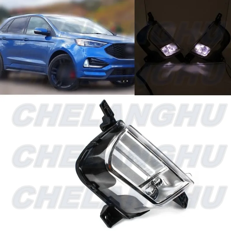 

LED Fog Light For Ford Edge 2019 1Pcs Right Side Front Bumper Fog Lamp Car accessories PKT4B-15B242-AD