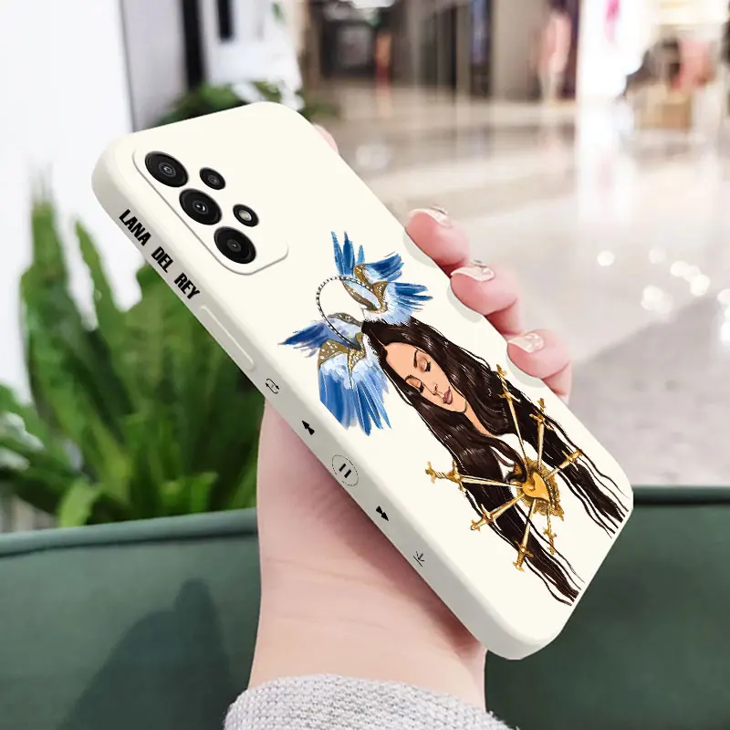 Lana Del Rey Lust for Life Phone Case For Samsung A54 A34 A73 A53 A33 A23 A14 A13 A03 A03S A04 A04S A04E A72 A52 A71 A51 4G 5G