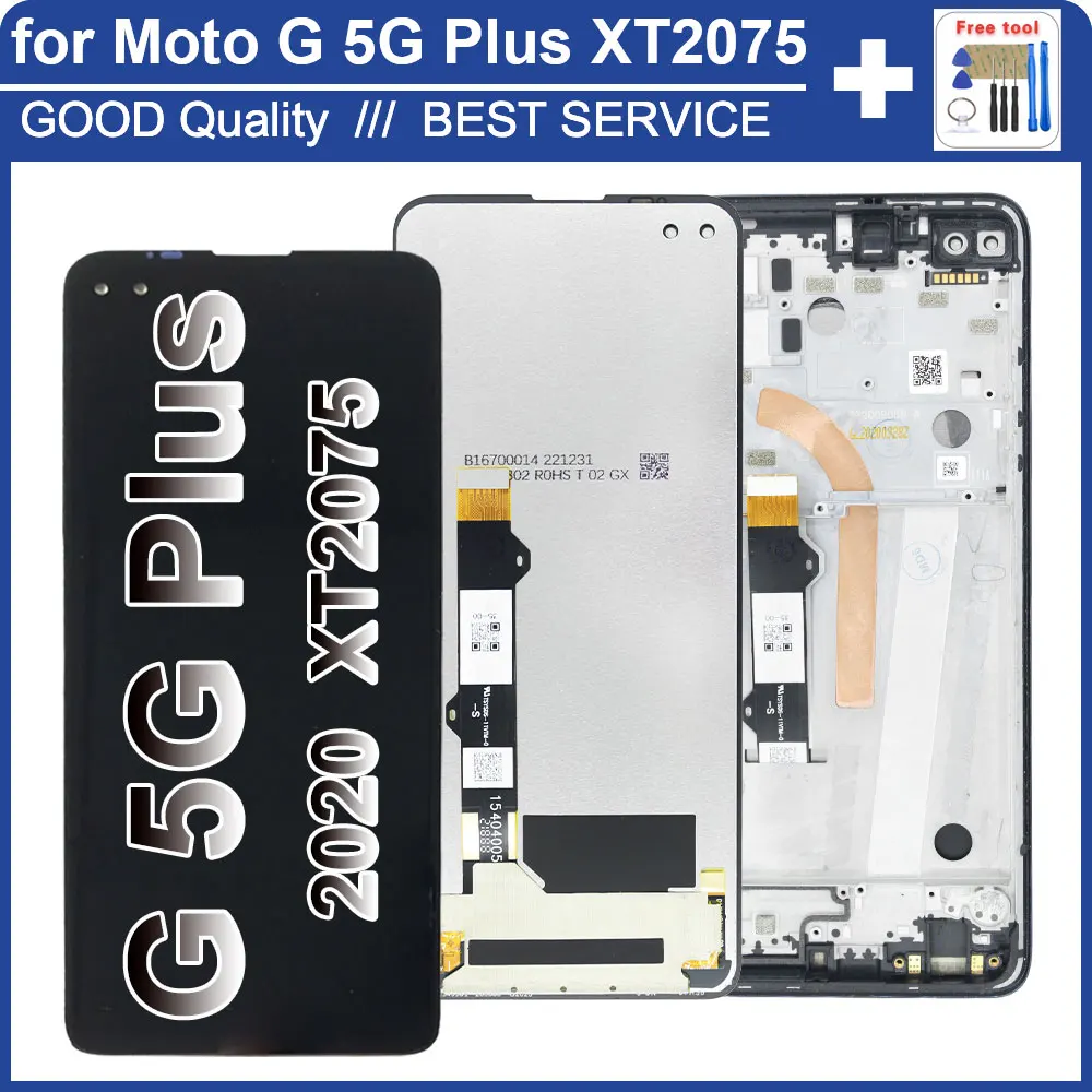 6.7'' LCD for Motorola Moto G 5G Plus 2020 XT2075 LCD Display Touch Screen Digitizer Replacement Parts for Moto G 5G XT2075-2-3