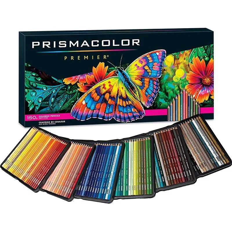 Genuine USA Prismacolor Professional Art Colored Pencils Set Soft Core Oil Based Pencils Stationery for School Drawing