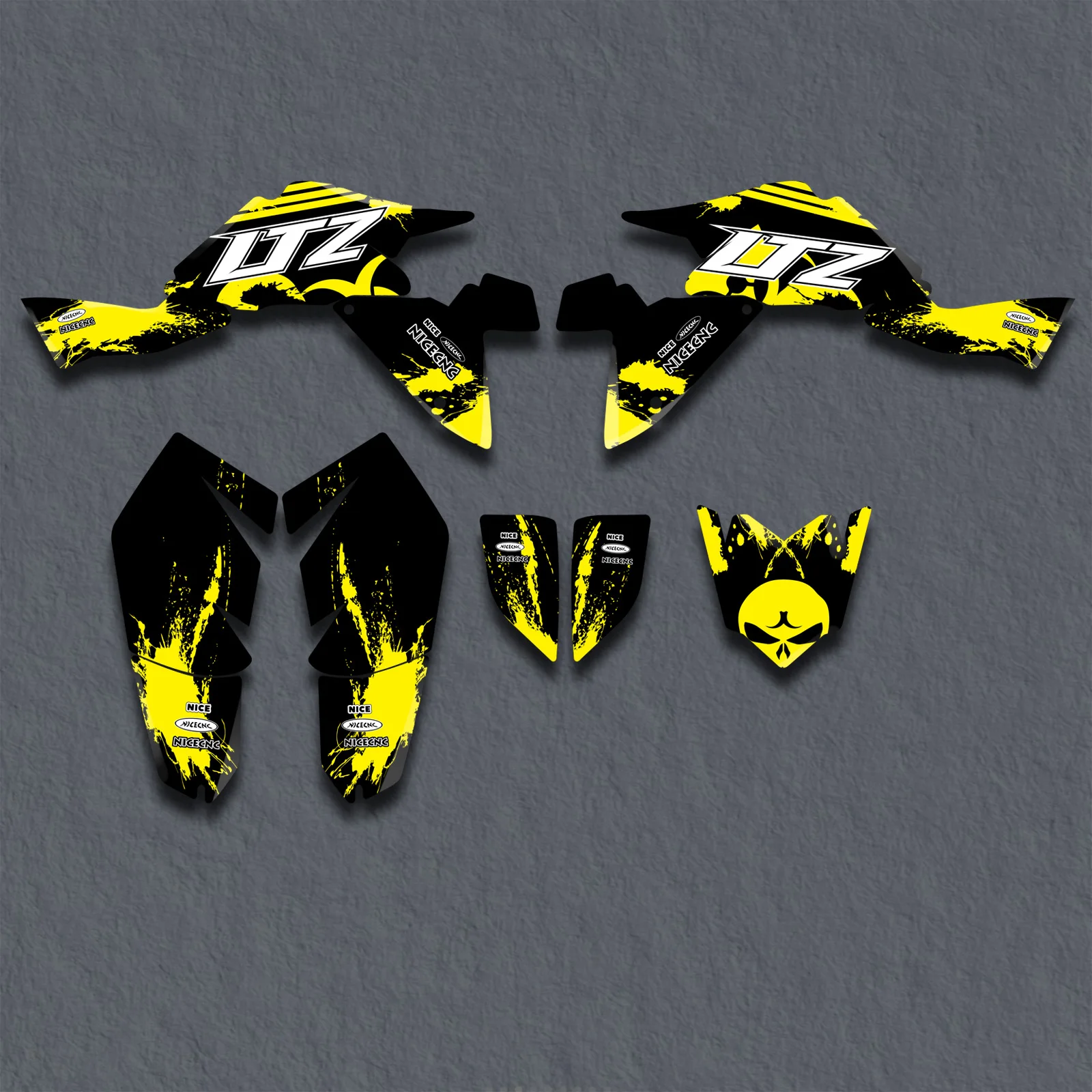 

NICECNC For Suzuki LT-Z 400 LTZ 400 2009-2015 2014 2013 2012 2011 2010 ATV Graphics Background Decals Sticker Kit Customize