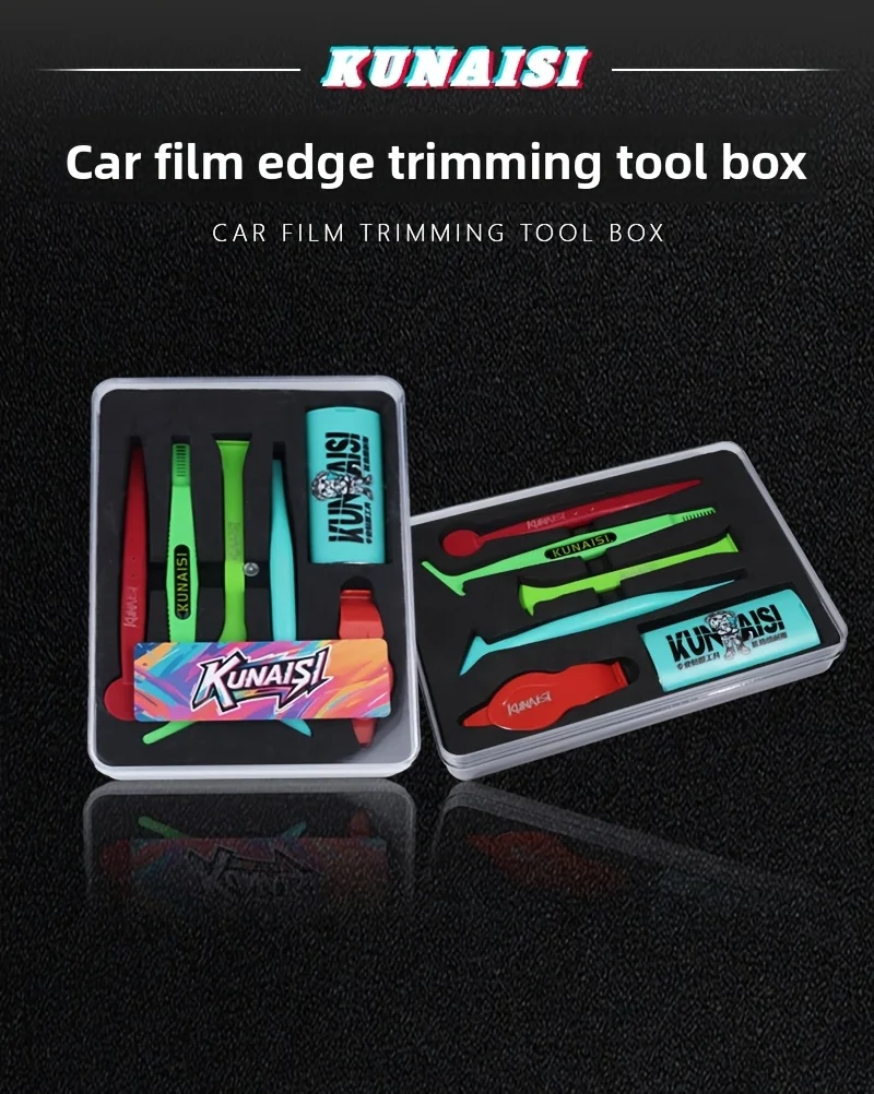 KNSCar Color Change Film Tool Kit Car Wrap Professionelle Anwendungstools Filmapplication6Spezialwerkzeugsatz für Sets – Detail 1
