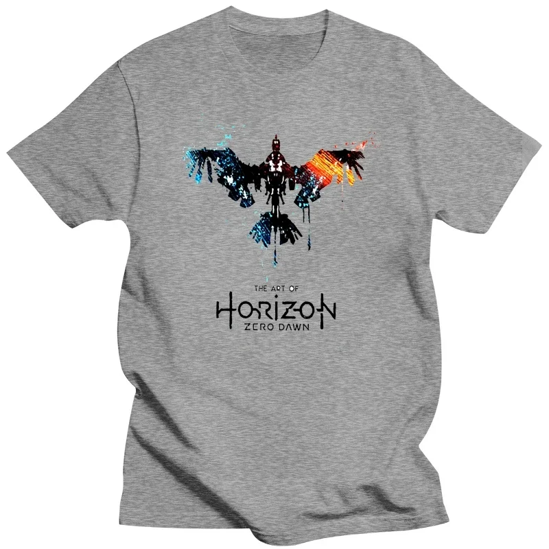 Horizon Zero Dawn White T Shirt men clothing harajuku graphic t shirts tshirt streetwear oversized t shirt t-shirts
