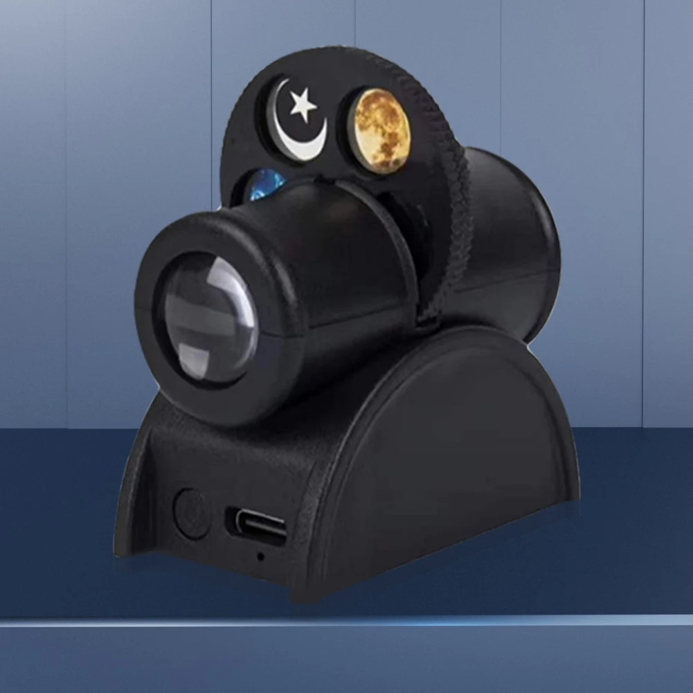 Star Planet โปรเจคเตอร์ Earth Moon Projection Lamp USB ชาร์จพื้นหลังบรรยากาศ LED Night Light สําหรับงานปาร์ตี้วันเกิดตกแต่ง