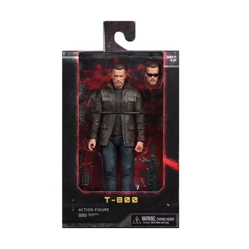 Amine NECA película Sarah Connor Arnold Schwarzenegger ancianos Terminator T800 figuras de acción estáticas Juguetes
