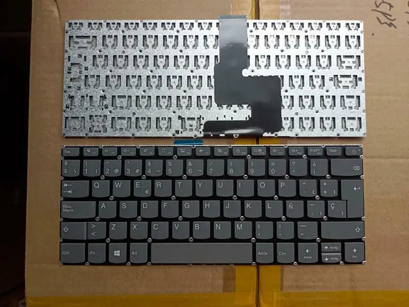 For Lenovo Ideapad S145-14AST S145-14IGM S145-14IKB S145-14IML Keyboard spanish no backlit(power botton)