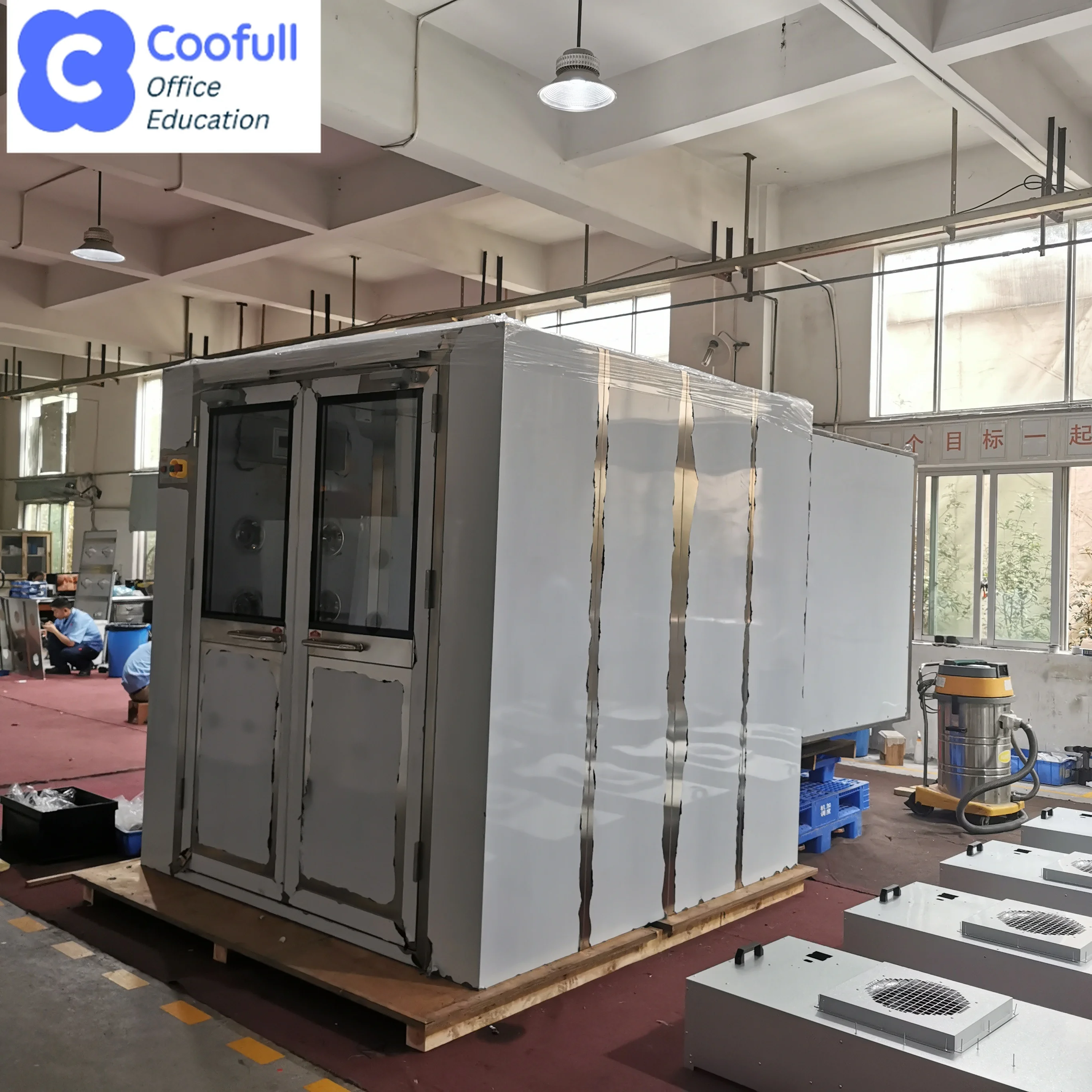 COOFULL Factory Directly Industrial air Shower Decontamination Chamber Room air Shower for Food Factory