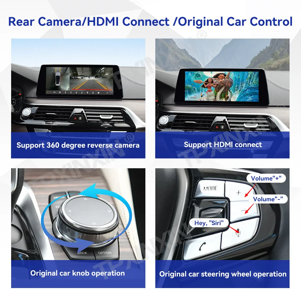 Android Auto Wireless CarPlay Box for BMW 5 Series G38 EVO 2018-2020 New Energy Media Music Mirror Link AirPlay Car Accessories