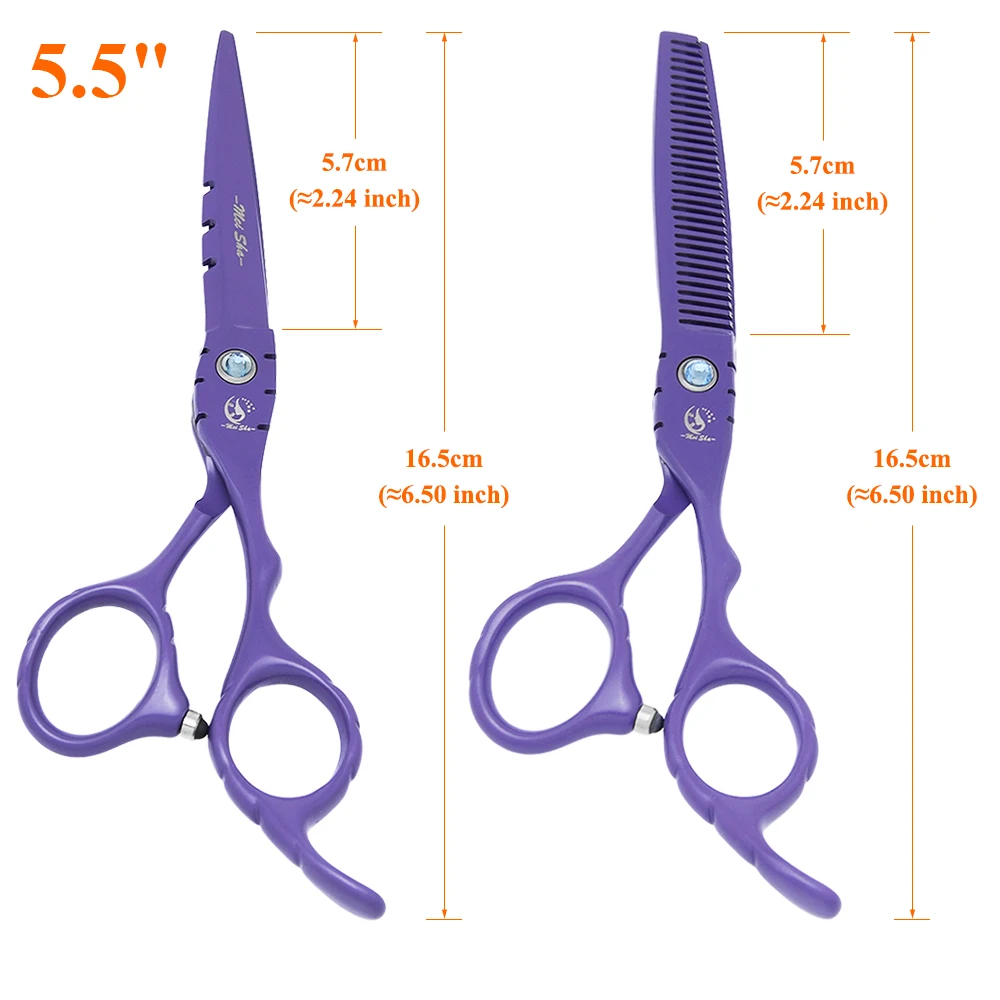 5.5/6.0" Barbers Hair Cutting Scissors Thinning Shears Hairdressing Haircut Scissors Professional Beauty Styling Tijeras A0064A 5