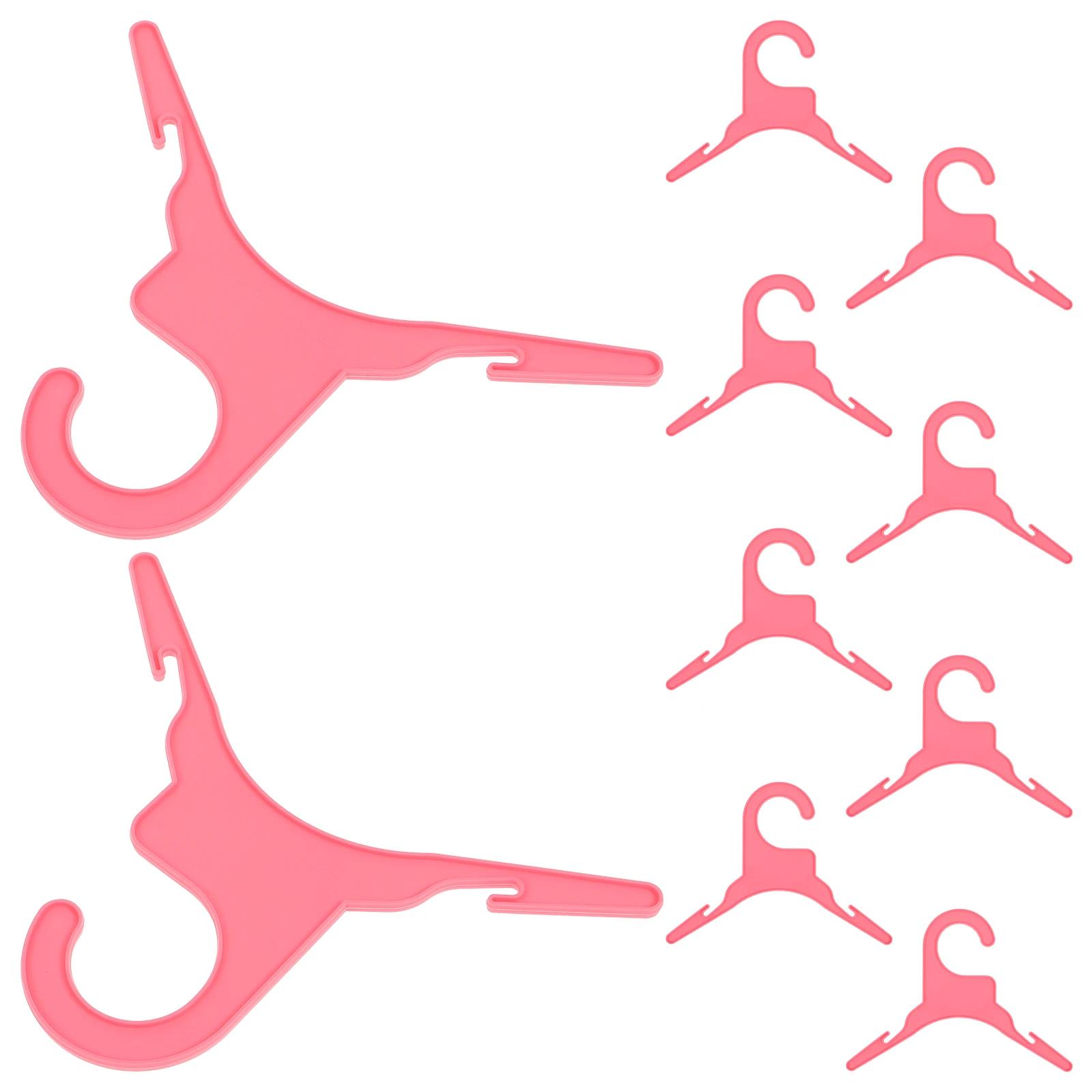 

10 Pcs Pet Clothes Hanger Dog Clothing Hangers for Hanging Rack Small Plastic