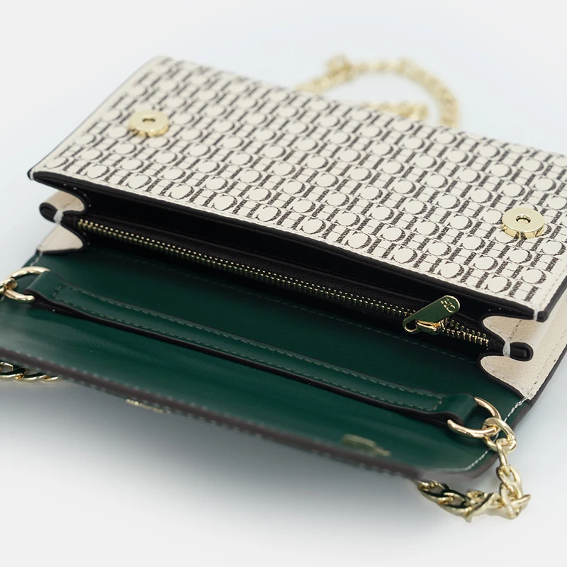 حقيبة سلسلة نسائية عصرية من CH عالية الجودة مطبوعة بحروف مع شعار معدني حقيبة كروس نسائية جديدة محمولة