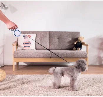 Pet Automatic Telescopic Rope 3M/5M Dog Walking Rope Round Dog Rope Nylon Material Traction Rope 17YN2026 2