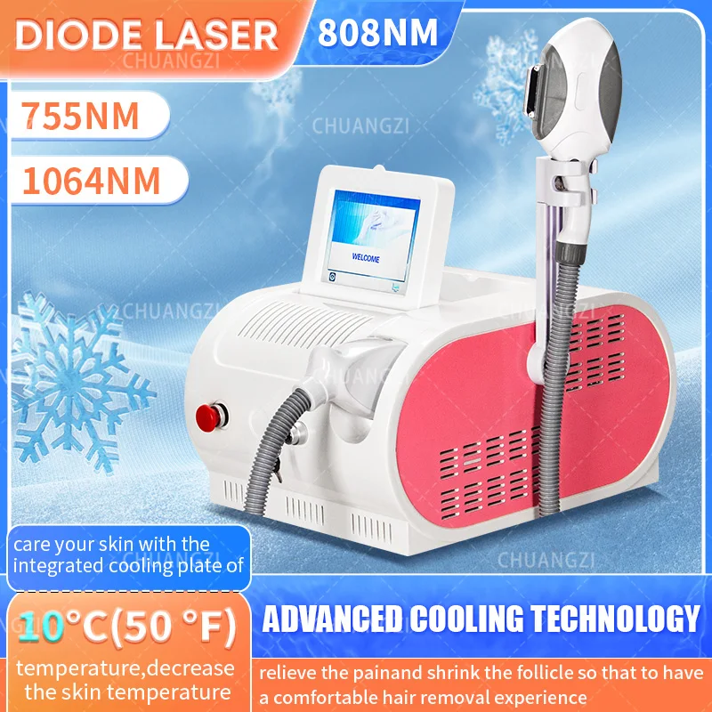 Portable Painless Skin Rejuvenation Epilator Professional Permanent Opt-Ipl Hair Removal Machine Beauty Salon 500000 Shot