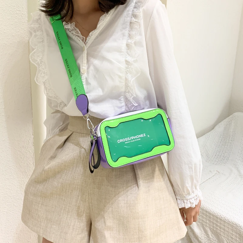 Transparent Women's Bag 2022 Trend Flap Lady Crossbody Bags For Women Summer Woman Messenger Purse Jelly Women's Shoulder Bag